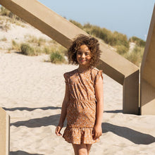 Load image into Gallery viewer, Dress Flowers Brown