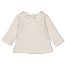 Load image into Gallery viewer, Shirt Longsleeve Pointelle Rib Starfish Wishes