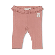 Load image into Gallery viewer, Legging Pointelle Rib Starfish Wishes