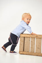 Load image into Gallery viewer, Pants Twill with Braces Classic Serie Marine
