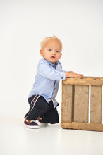 Load image into Gallery viewer, Pants Twill with Braces Classic Serie Marine