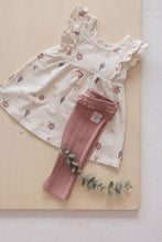 Load image into Gallery viewer, Legging Pointelle Rib Starfish Wishes
