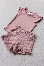 Load image into Gallery viewer, Shirt Pointelle Rib Starfish Wishes