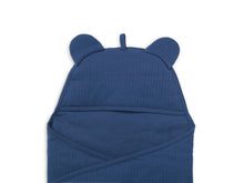 Load image into Gallery viewer, Wrap Blanket Basic Stripe Jeans Blue