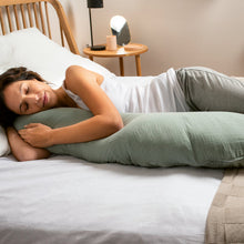 Load image into Gallery viewer, Nursing & Relaxation Pillow Comfy Big Tetra Green