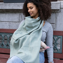 Load image into Gallery viewer, Nursing Cape Mom'n Play Green