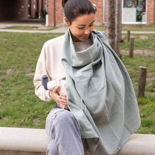 Load image into Gallery viewer, Nursing Cape Mom'n Play Green