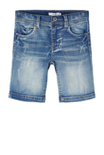 Load image into Gallery viewer, Jeans Short Slim Fit denim