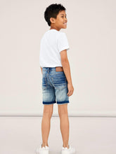 Load image into Gallery viewer, Jeans Short Slim Fit denim