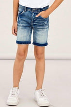 Load image into Gallery viewer, Jeans Short Slim Fit denim