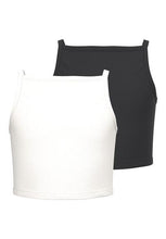 Load image into Gallery viewer, Singled Top Cropped 2 pack, 2 colors