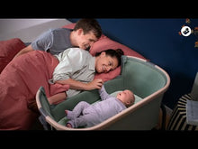 Load and play video in Gallery viewer, Bedside Sleeper Iora Eco Beyond Grey - Co Sleeper