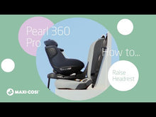 Load and play video in Gallery viewer, Carseat Infant+Toddler Pearl 360 PRO Authentic Truffle (3 M - 4 Y)