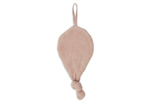 Load image into Gallery viewer, Pacifier Cloth Leaf Pale Pink