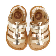Load image into Gallery viewer, Sandal Metallic Gold Straps