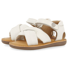 Load image into Gallery viewer, Sandal White Braided