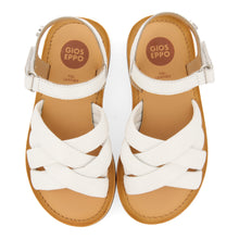 Load image into Gallery viewer, Sandal White Braided