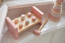 Load image into Gallery viewer, Wooden Hammer Bench Pink