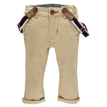 Load image into Gallery viewer, Pants Twill with Braces Classic Serie Sand