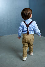 Load image into Gallery viewer, Pants Twill with Braces Classic Serie Sand