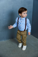 Load image into Gallery viewer, Pants Twill with Braces Classic Serie Sand