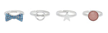 Load image into Gallery viewer, Rings Assorted 4 pcs, 2 colors