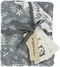 Load image into Gallery viewer, Hydrophilic Wash Cloth Botanic Bluegrey (4 pcs)