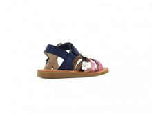 Load image into Gallery viewer, Classic Sandal Blue Snake Pink