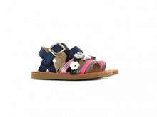 Load image into Gallery viewer, Classic Sandal Blue Snake Pink