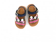 Load image into Gallery viewer, Classic Sandal Blue Snake Pink