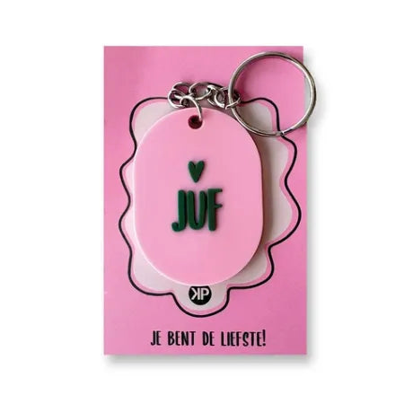 Keychain / Sleutelhanger Juf