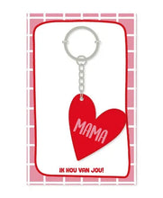 Load image into Gallery viewer, Keychain / Sleutelhanger Hartje Mama
