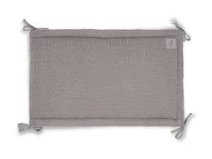 Bumper Crib Bliss Knit Storm Grey