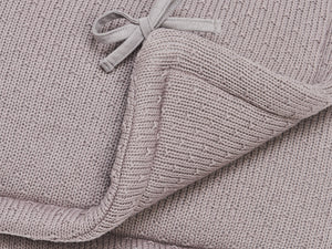 Bumper Crib Bliss Knit Storm Grey