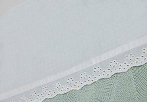 Sheet 120*150 Lace Ivory