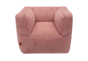 Chair Beanbag Corduroy Wild Rose