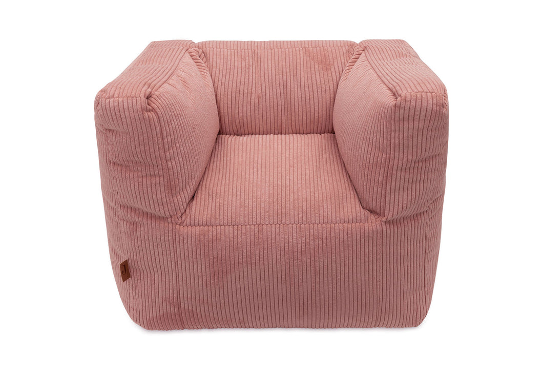 Chair Beanbag Corduroy Wild Rose