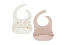 Load image into Gallery viewer, Bib Silicone Lovely Birds, 2 pcs
