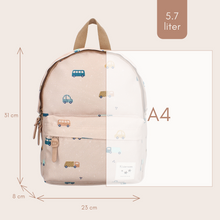 Load image into Gallery viewer, Backpack Sweet Cuddles Cars
