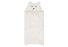 Load image into Gallery viewer, Wrap Blanket Bear Boucle Oatmeal
