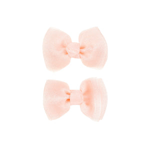 Hairclips Bow Pink 2 pc