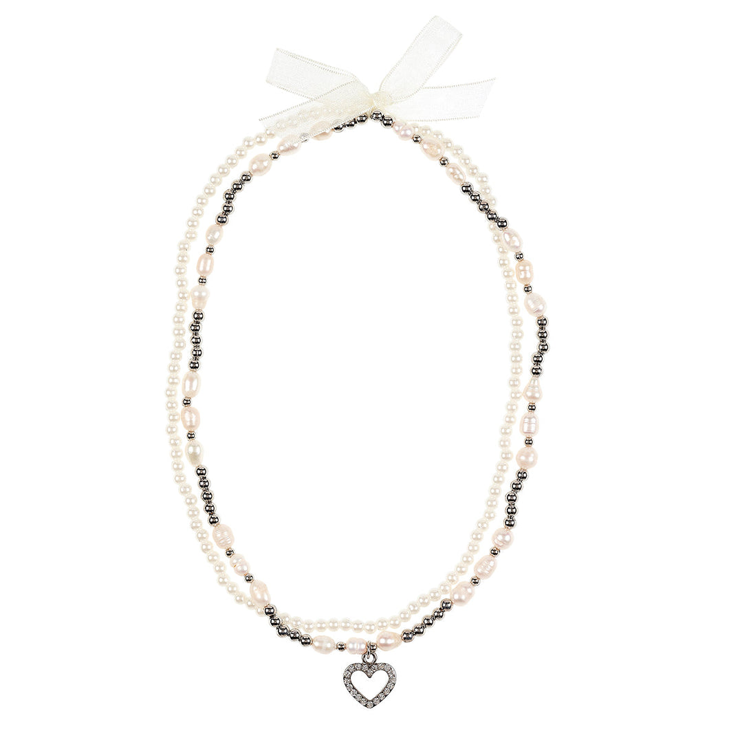 Necklace Pearls White