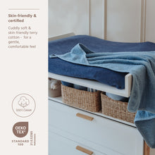 Load image into Gallery viewer, Hooded Towel Jeans Blue
