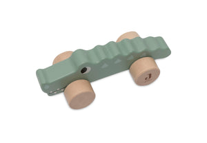 Wooden Crocodile on Wheels Jungle Jambo