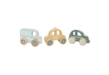 Load image into Gallery viewer, Wooden Car On The Go 3 pcs
