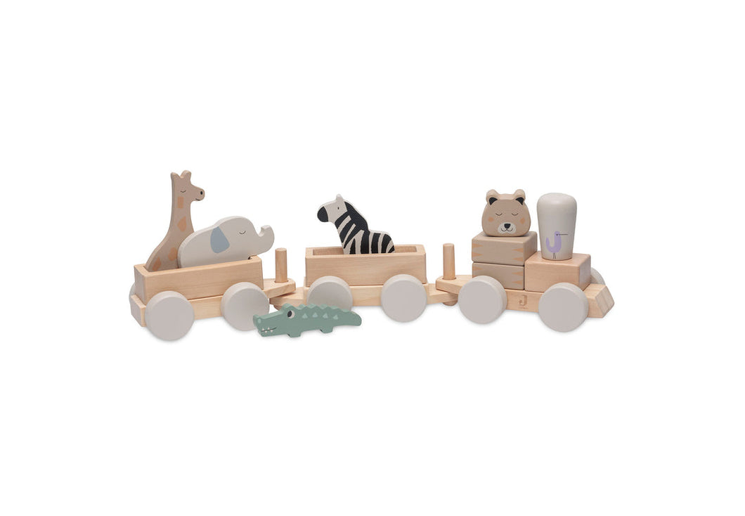 Wooden Train Jungle Jambo