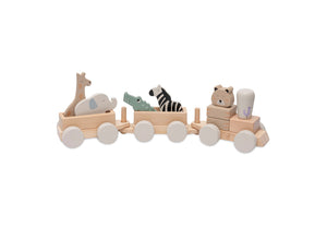 Wooden Train Jungle Jambo