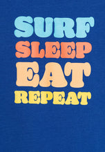 Load image into Gallery viewer, Set Shirt + Short Surf Sleep Eat Repeat, 2 colors
