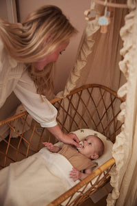 Blanket 75*100 Basic Knit Ivory