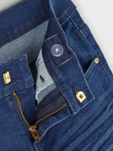 Load image into Gallery viewer, Jeans Short Gold Detail
